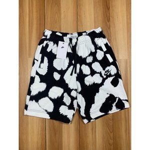 Nike Sportswear Terry Tie Dye Shorts Black White Men’s Size Small DM6913-010